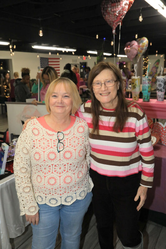 Karen Johnson and Nancye Britton Karen Johnson and Nancye Britton