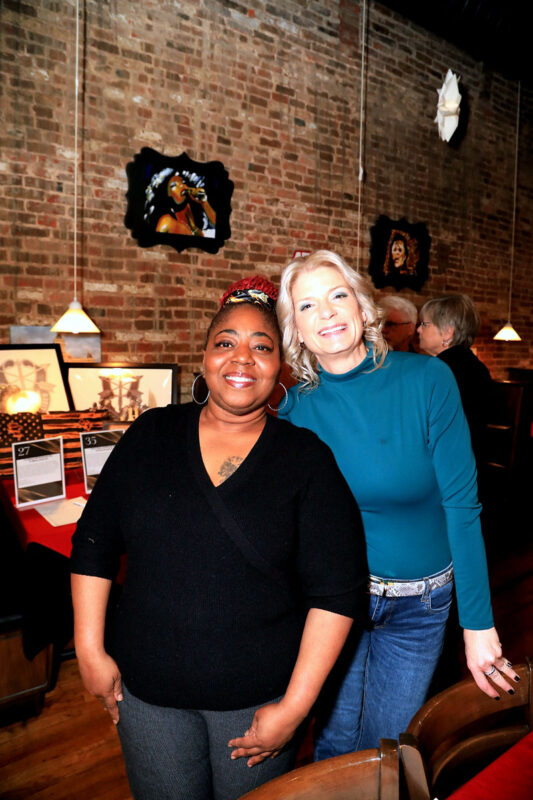 Zakikya Collins and Valarie Harris Zakikya Collins and Valarie Harris
