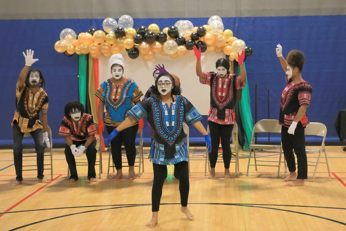 A performance by Mission Mimes A performance by Mission Mimes