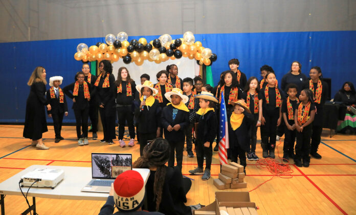A performance by Mission Mimes