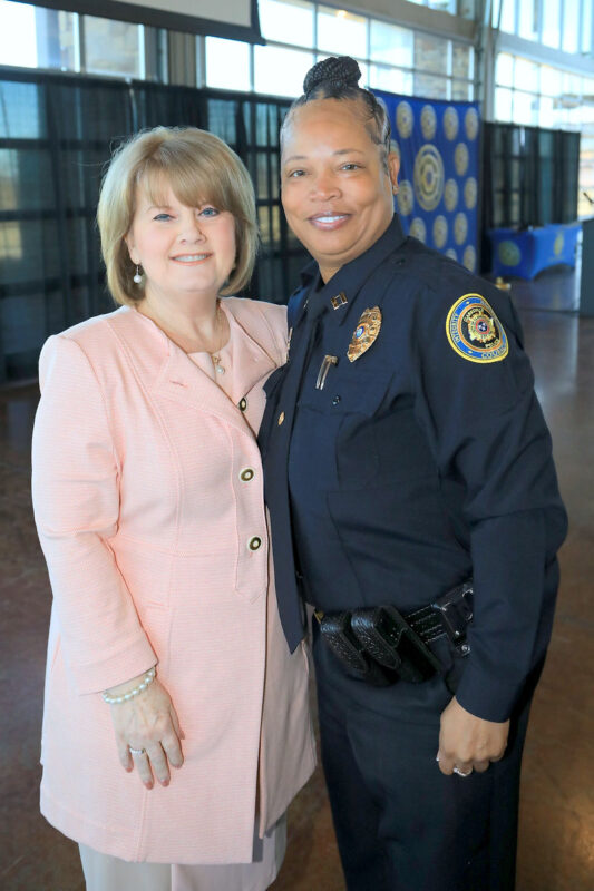 Clarksville First Lady Cynthia Pitts and CPD Captain Liane Wilson