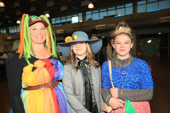 Having fun at this year’s Family Formal – Mad Hatter Edition