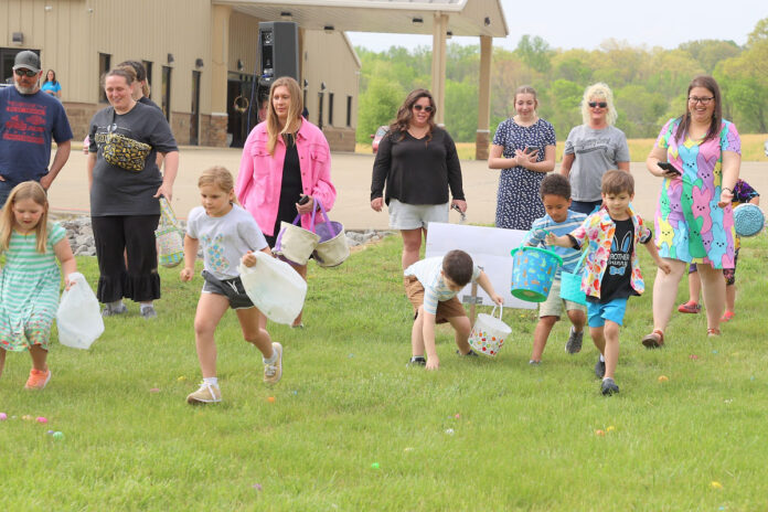 Yellow Creek Baptist Church Shares Love and Joy with Huge Easter Egg Hunt. (Mark Haynes, Clarksville Living Magazine)