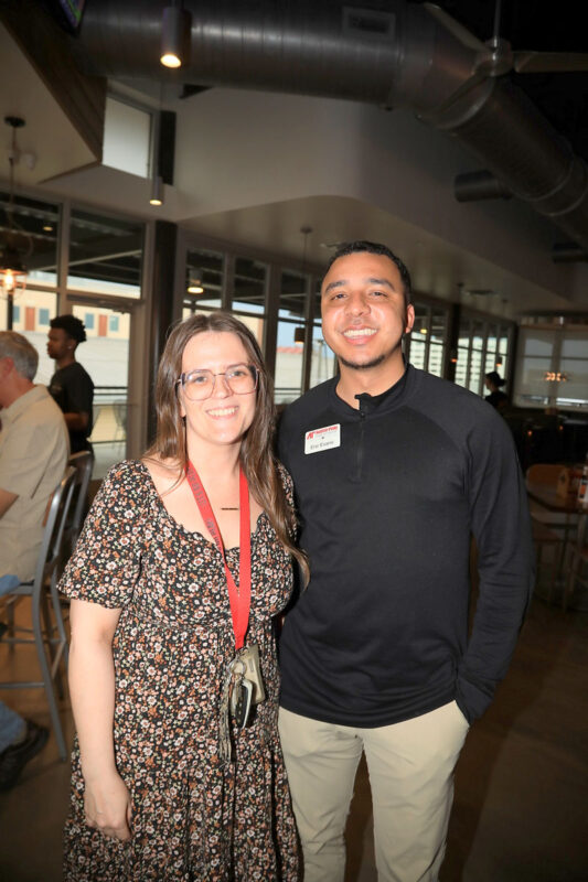 Brandie Duke and Eric Evans Brandie Duke and Eric Evans