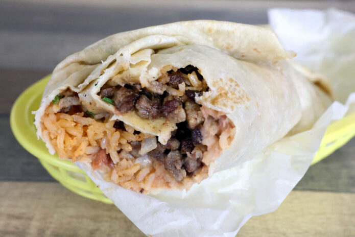 Beef Burrito. (Mark Haynes, Clarksville Living Magazine)