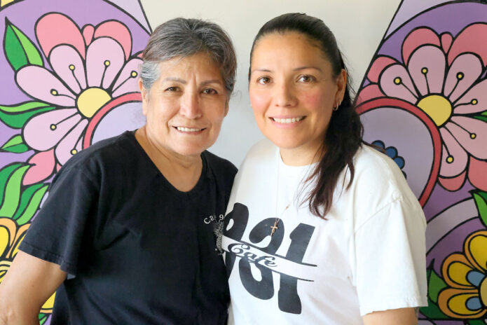 Juana Alvarez and Claudia Oakes. (Mark Haynes, Clarksville Living Magazine)