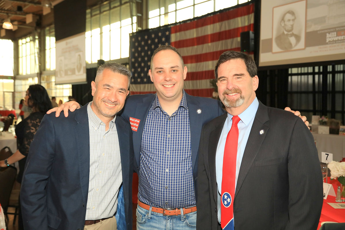 Chris Reneau, Representatives Aron Maberry and Jeff Burkhart