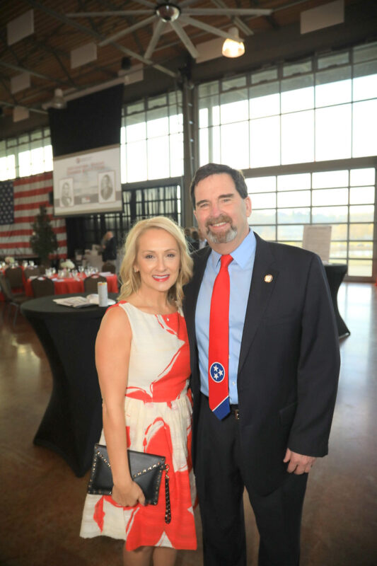 Cindy Greene and Representative Jeff Burkhart