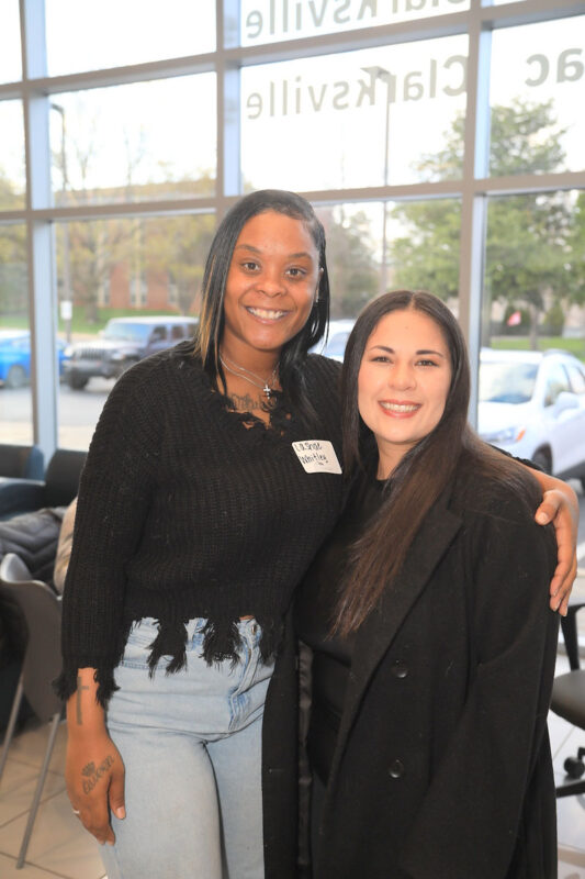 Lashae Whitley and Olivia Tovar Lashae Whitley and Olivia Tovar