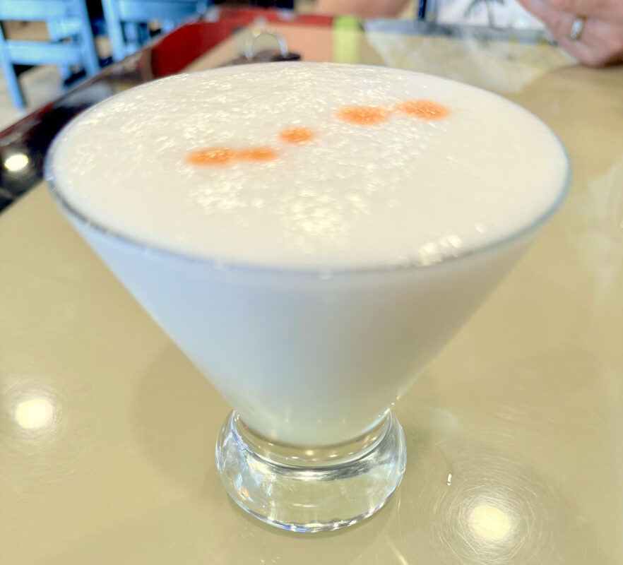 Pisco sour at Panca