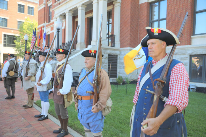 DAR hosts annual Reading of the Declaration of Independence on the Court House steps. (Tony Centonze, Clarksville Living Magazine)