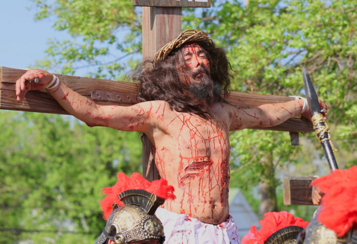 Stations of the Cross at Immaculate Conception Church. (Tony Centonze, Clarksville Living Magazine)