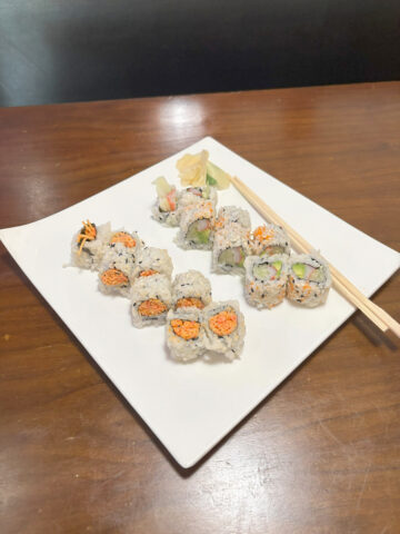 Korib California Roll & Spicy Crab Roll. (Matt Schorr)