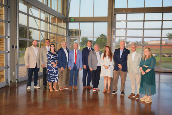 Newly-appointed Clarksville Area Chamber of Commerce President Michael Licari and his team