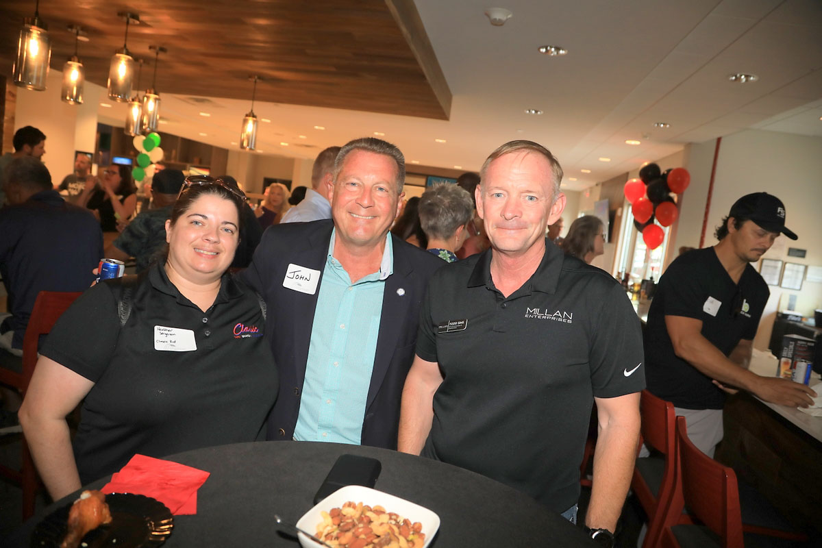 Heather Sergerson, John Gannon and Todd Sims Heather Sergerson, John Gannon and Todd Sims