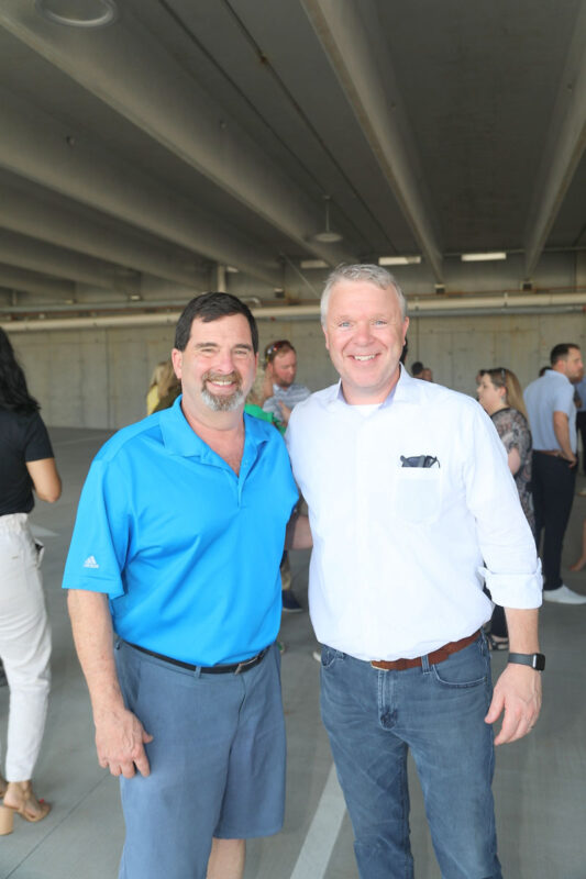 Rep. Jeff Burkhart and Lee Harrell Rep. Jeff Burkhart and Lee Harrell
