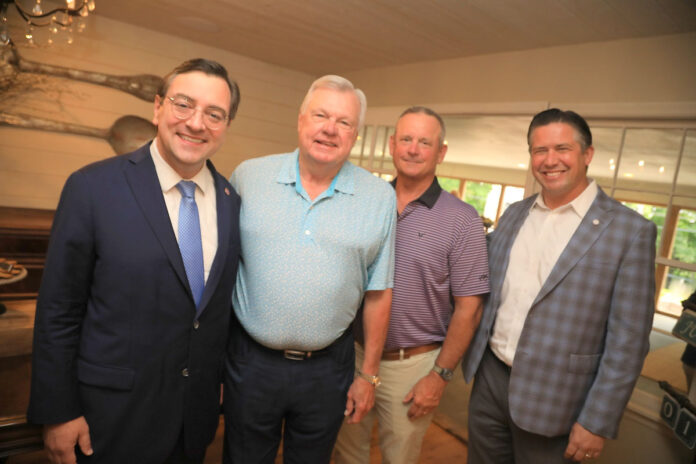 Tennessee Attorney General Jonathan Skrmetti, Curtis Johnson, Jim Durrett and Montgomery County Mayor Wes Golden