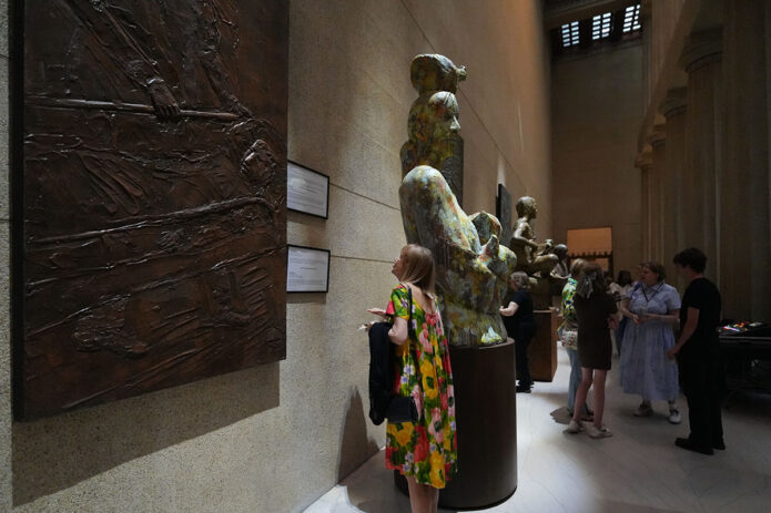 The opening reception of Alan LeQuire's_Monumental Figures exhibit. (D.C. Thomas_Clarksville Living Magazine)