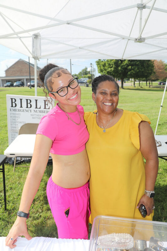Nevaeh Bailey and Dionne Watson Nevaeh Bailey and Dionne Watson