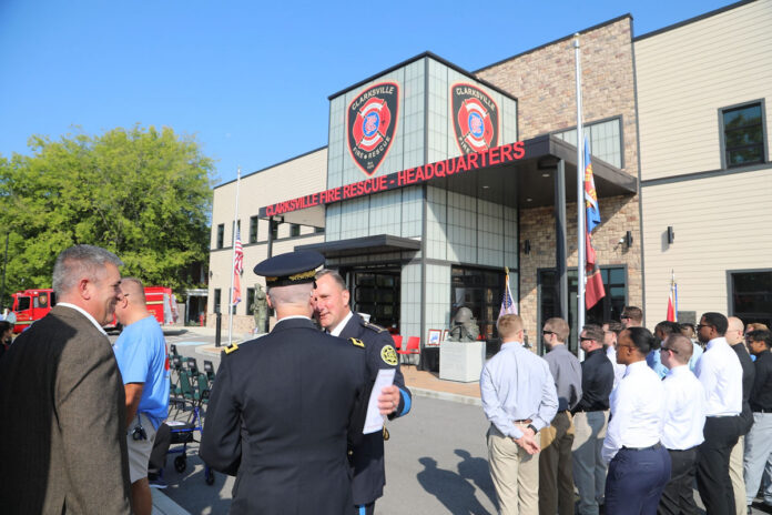Clarksville Fire Rescue 2025 9-11 Ceremony