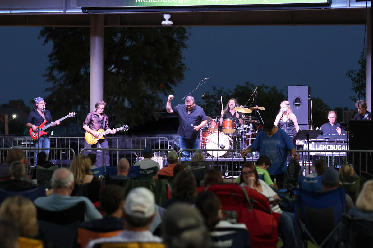 John Cougar tribute band Mellencougar at Downtown Commons John Cougar tribute band Mellencougar at Downtown Commons