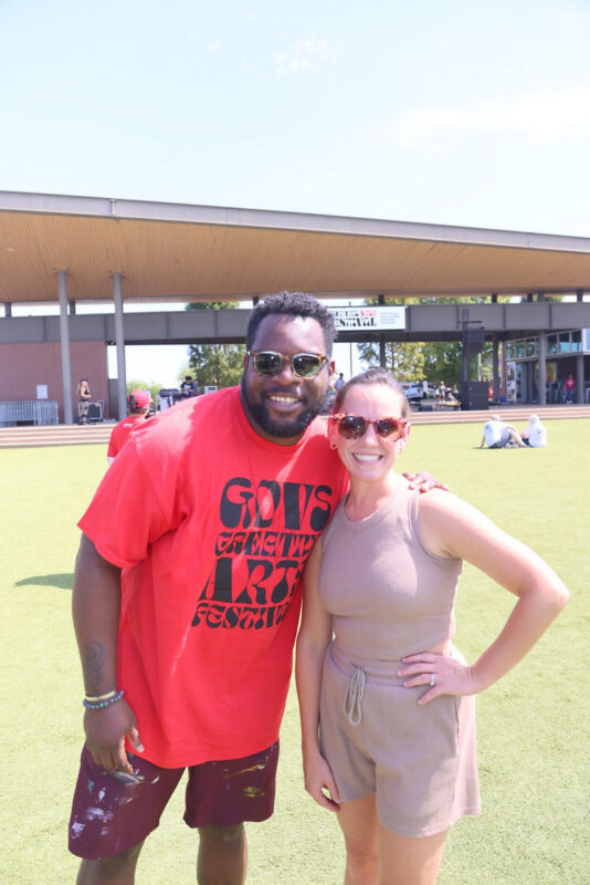 Lorenzo Swinton and Kara Zahn