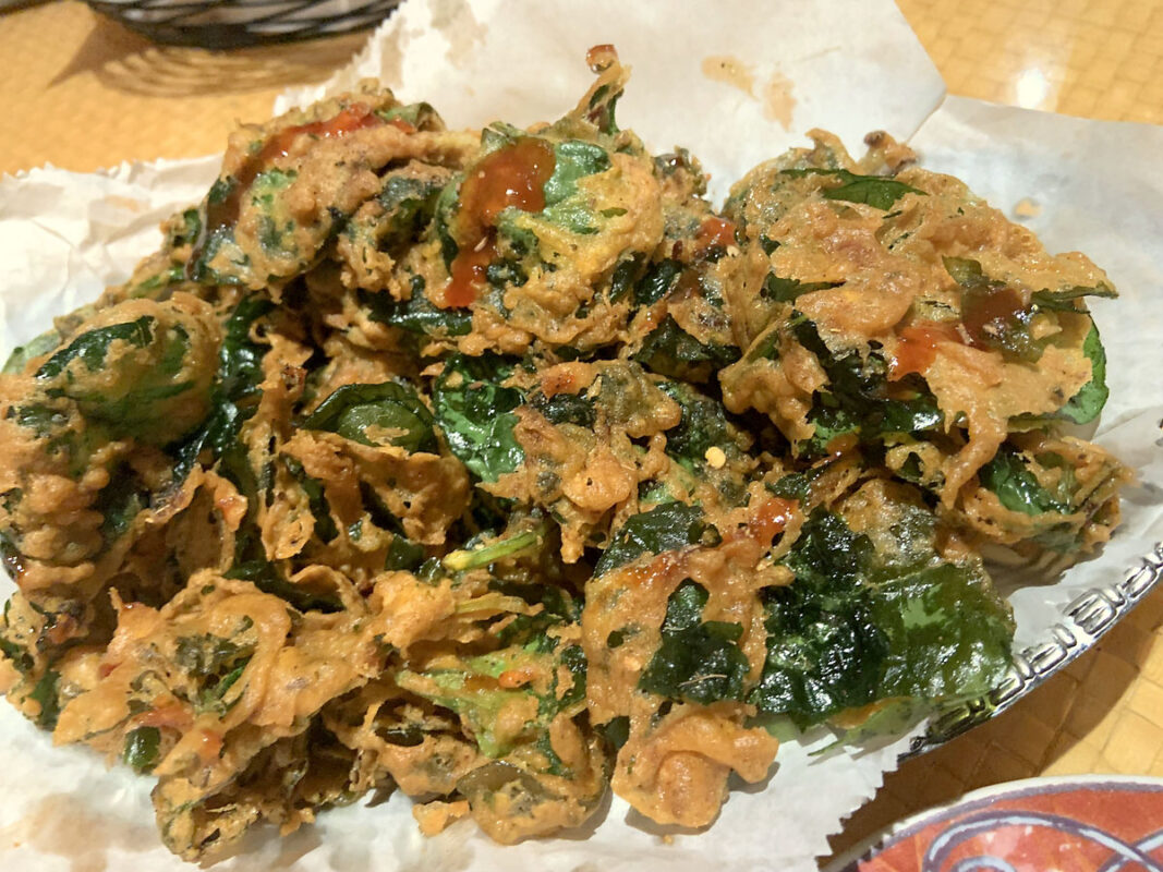 Spinach Pakora. (Mark Haynes, Clarksville Living Magazine)