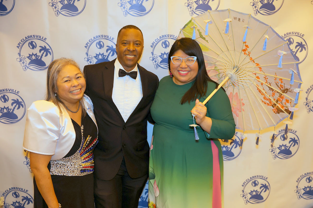 Members and guests of the Asian-Pacific Islanders of Clarksville gather at Freedom Point on January 10th, 2026, for the inaugural API Gala, One Heart, Many Cultures!, celebrating community, culture, and unity through elegant attire, music, and cuisine. (Mark Haynes, Clarksville Living Magazine) Members and guests of the Asian-Pacific Islanders of Clarksville gather at Freedom Point on January 10th, 2026, for the inaugural API Gala, One Heart, Many Cultures!, celebrating community, culture, and unity through elegant attire, music, and cuisine. (Mark Haynes, Clarksville Living Magazine)
