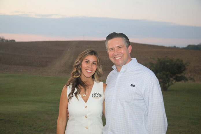 Sara Golden and Montgomery County Mayor Wes Golden