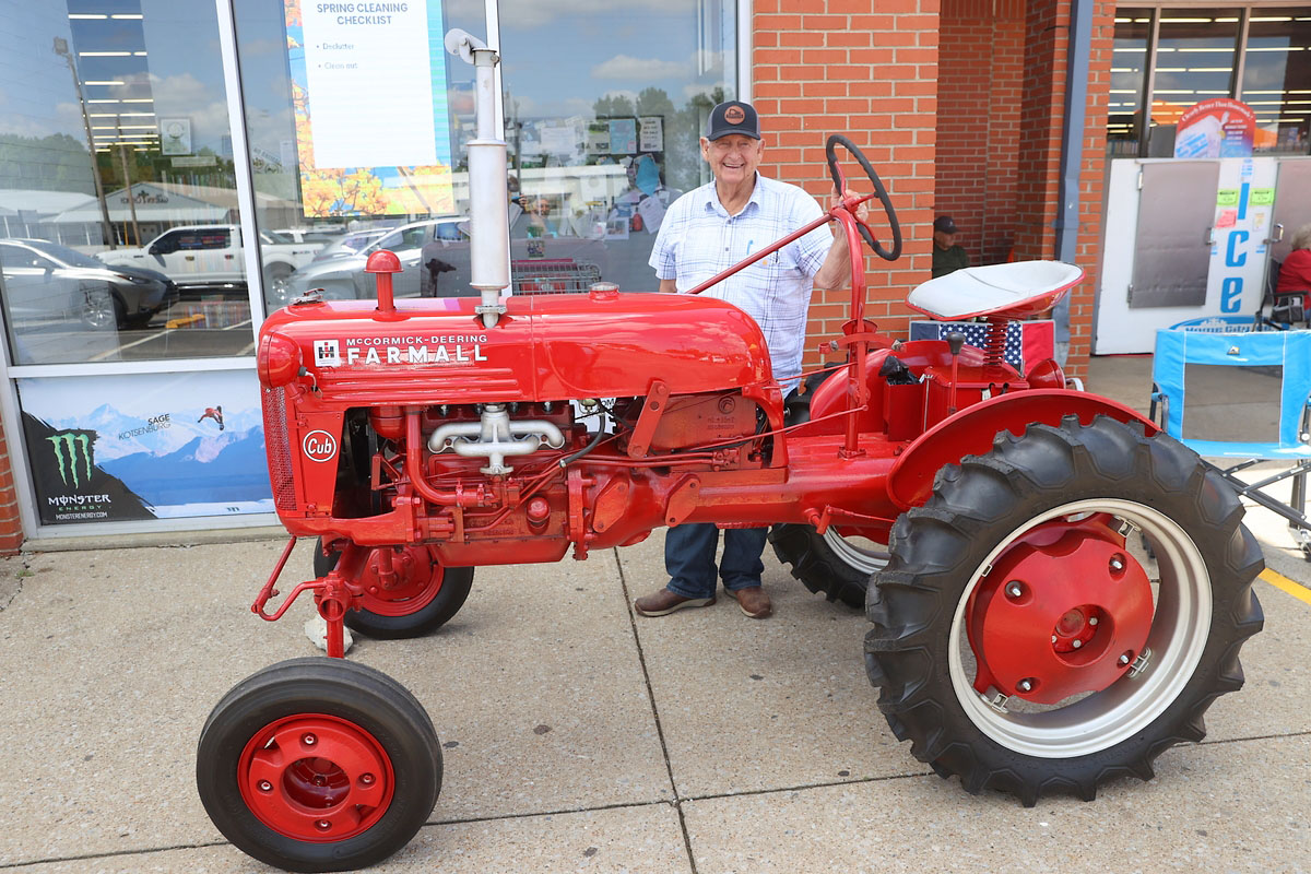 Cecil Travis standing next to his McCormick-Deering Farmall Cub. (Mark Haynes, Clarksville Online) Cecil Travis standing next to his McCormick-Deering Farmall Cub. (Mark Haynes, Clarksville Online)