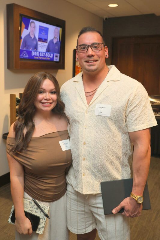 Taylor Stebonne and Stephan Finnicum Taylor Stebonne and Stephan Finnicum