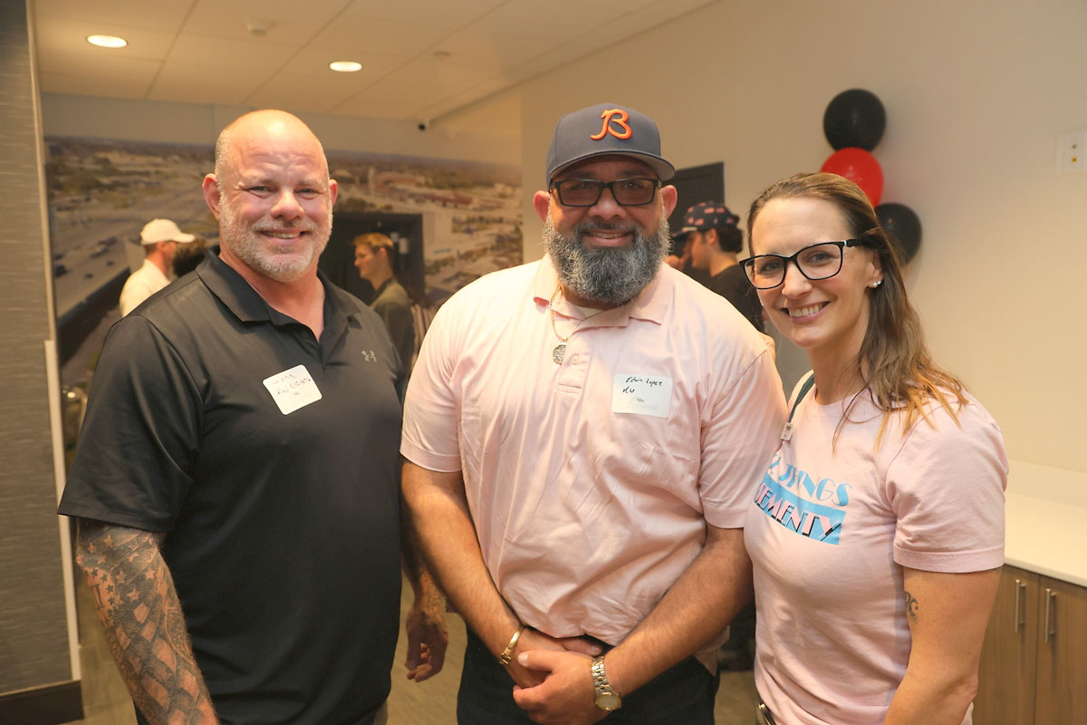 John Barrs, Edwin Lopez and Brittney Gebers John Barrs, Edwin Lopez and Brittney Gebers