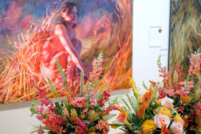Art in Bloom. (D.C. Thomas, Customs House Museum)