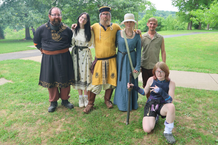Fun day at Liberty Park with members of the Clarksville chapter of the SCA Society for Creative Anachronism