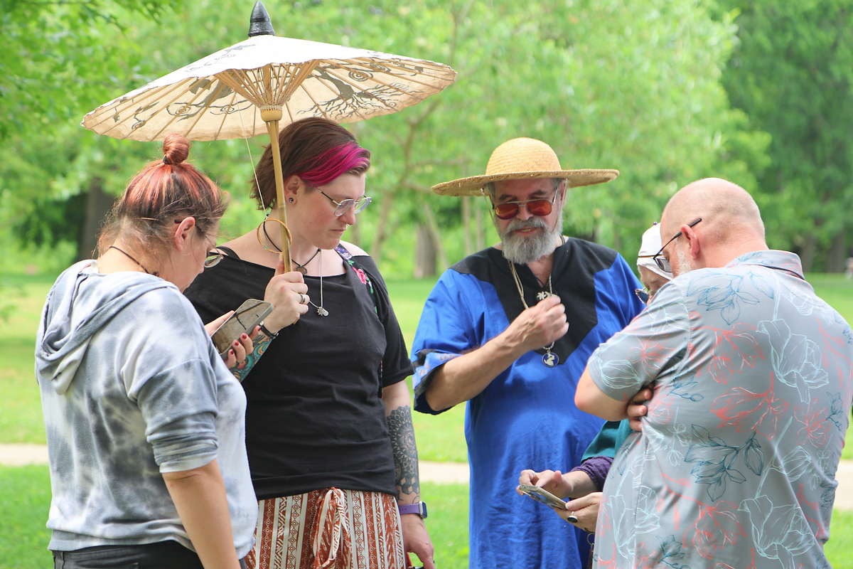 Fun day at Liberty Park with members of the Clarksville chapter of the SCA Society for Creative Anachronism Fun day at Liberty Park with members of the Clarksville chapter of the SCA Society for Creative Anachronism