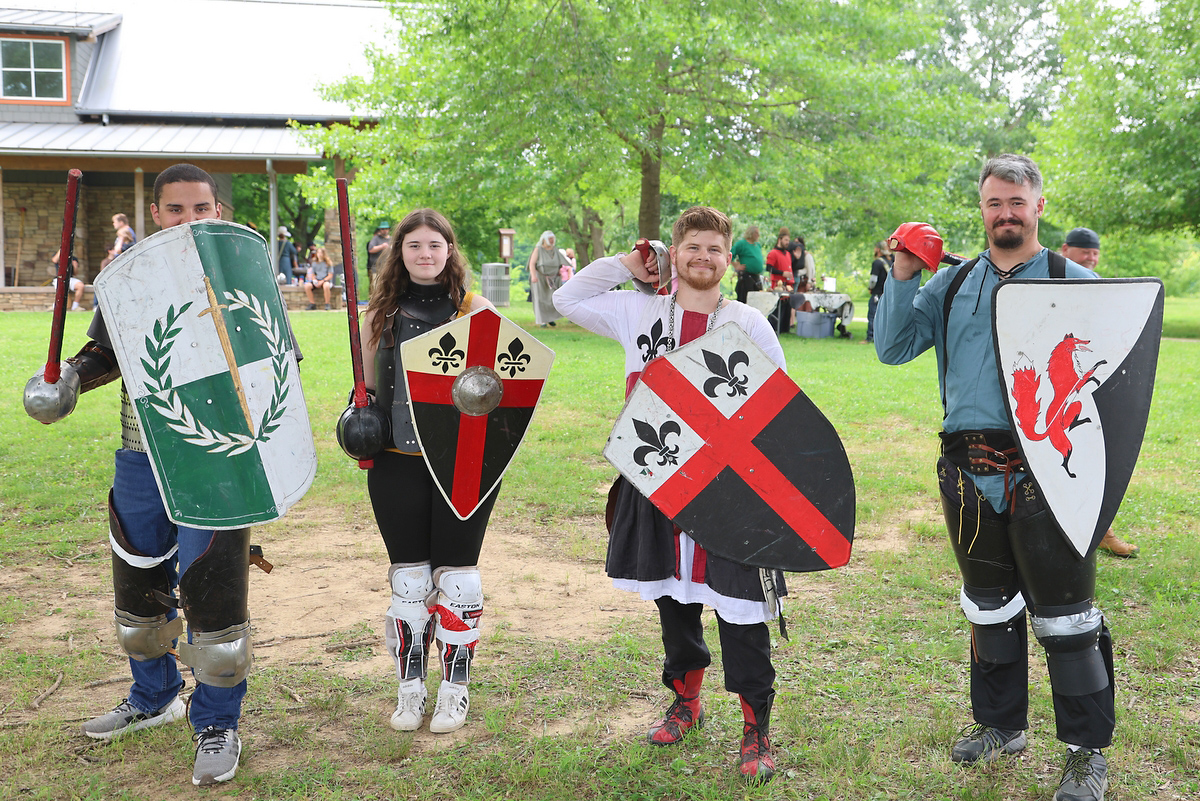 Fun day at Liberty Park with members of the Clarksville chapter of the SCA Society for Creative Anachronism Fun day at Liberty Park with members of the Clarksville chapter of the SCA Society for Creative Anachronism